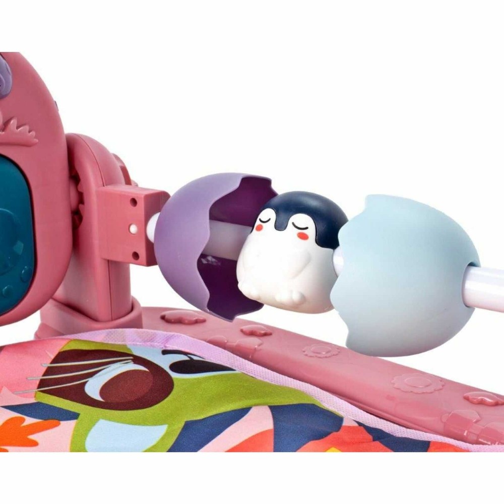 Saltea cu Pian și Oglindă, Centru Activități Bebeluși, Sunete, Lumini, Jucării Zornăitoare, 0 luni+ 11