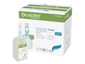 Săpun spumă alb, parfum neutru, Lucart 1000 ml