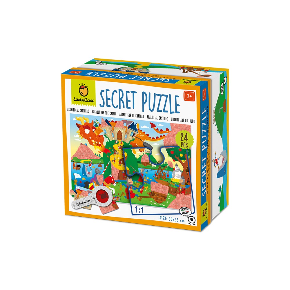 Secret Puzzle Asaltul castelului, Ludattica, 3 ani+ 2