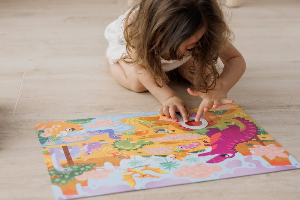 Secret Puzzle Dinozaurii, Ludattica, 2-5 ani, 24 piese 4