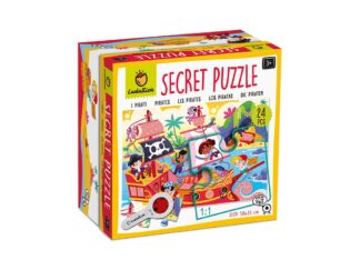 Secret Puzzle Pirații, Ludattica, 2-5 ani, 24 piese