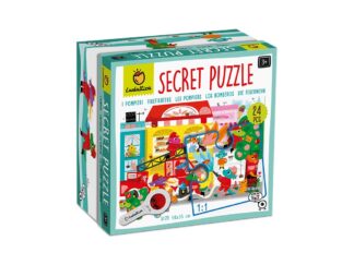Secret Puzzle Pompierii, Ludattica, 3 ani +, 24 piese