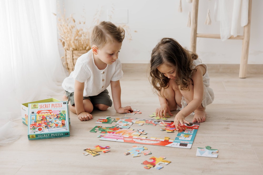 Secret Puzzle Pompierii, Ludattica, 3 ani +, 24 piese 4