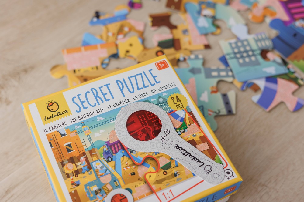 Secret Puzzle Șantierul, Ludattica, 3 ani+, 24 piese 4