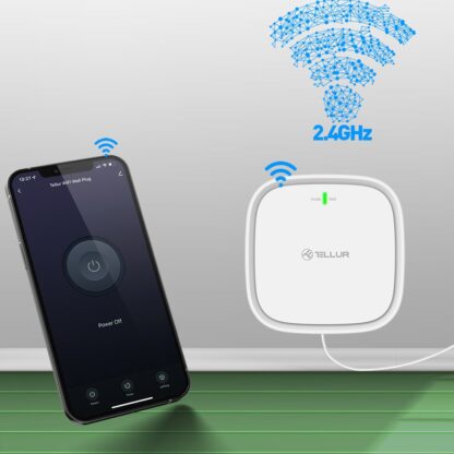 Senzor de gaz WiFi Tellur Smart, DC12V 1A, Alb 3