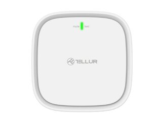 Senzor de gaz WiFi Tellur Smart, DC12V 1A, Alb