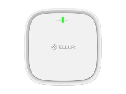 Senzor de gaz WiFi Tellur Smart, DC12V 1A, Alb