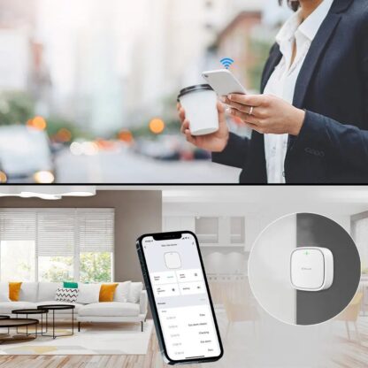 Senzor de gaz WiFi Tellur Smart, DC12V 1A, Alb 6