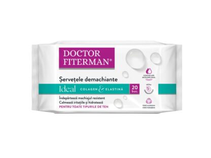 Șervețele demachiante Colagen & Elastină, Ideal 20 buc/pachet