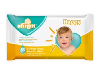 Șervețele umede bebe Alinan 56 buc/set
