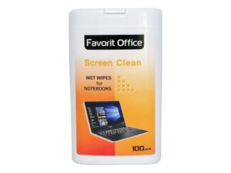 Șervețele umede ecran LCD/TFT, cutie mică, 100 buc, Favorit