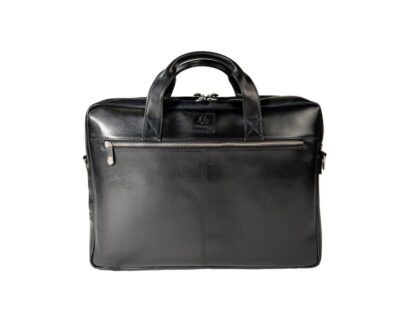 Servietă dublă din piele laptop 15,6" Exactive Exacompta 17537E, negru