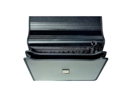 Servietă cu mâner și 2 compartimente Exactive Exatravel Exacompta 59144E, negru 4