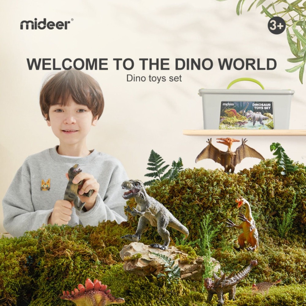 Set 24 dinozauri de jucărie, figurine pentru copii 3