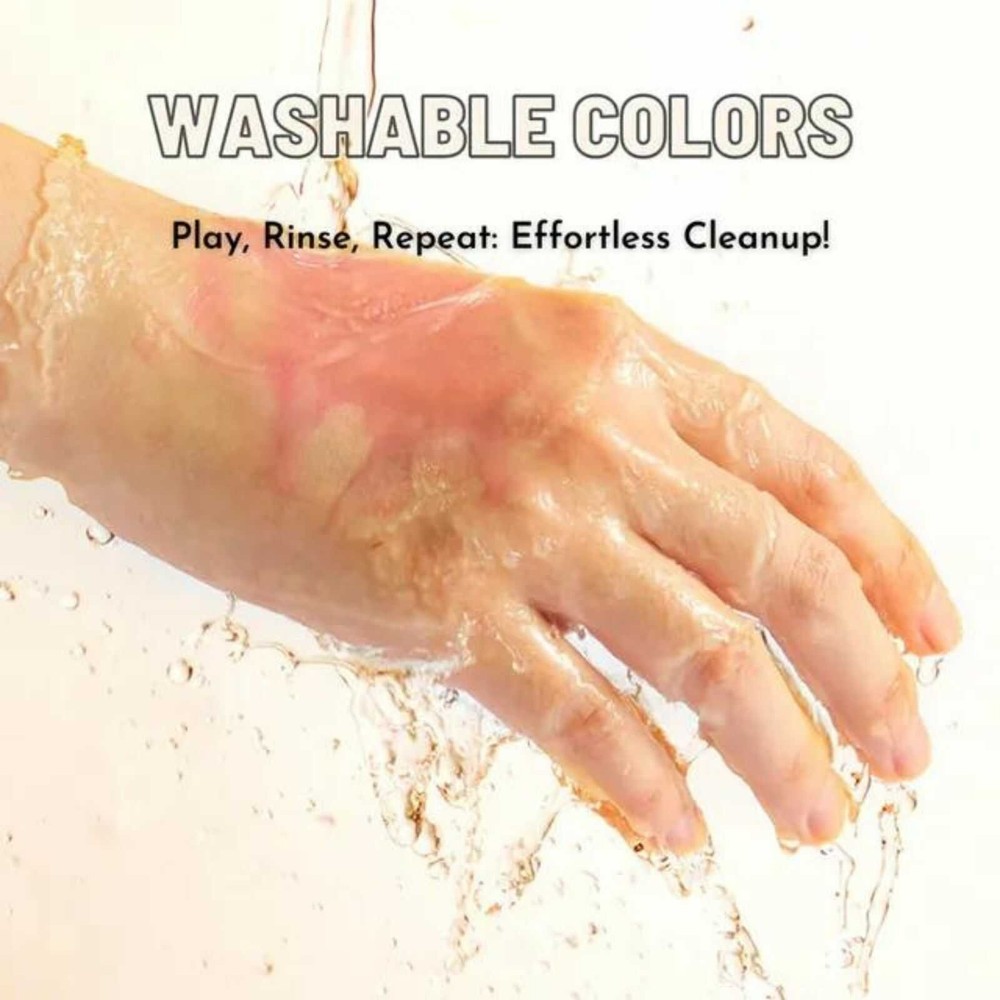 Set 8 Creioane colorate groase, moi, lavabile și rotative, Silky Crayon 5