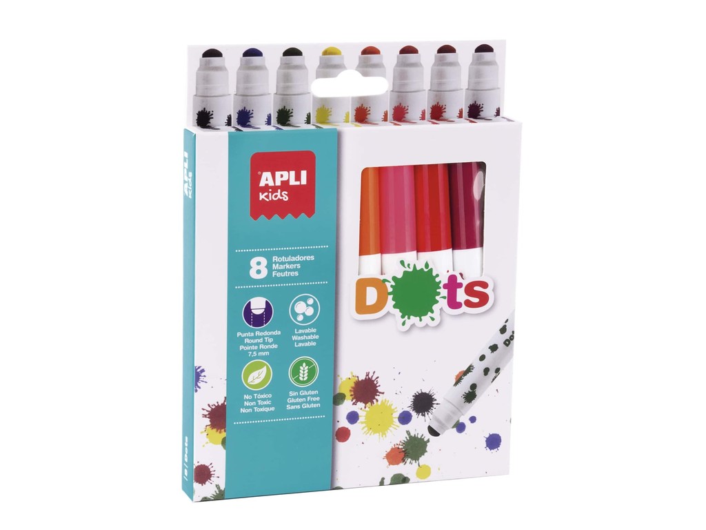 Set 8 Markere tip stampila, Ø 14.4 x 137 mm