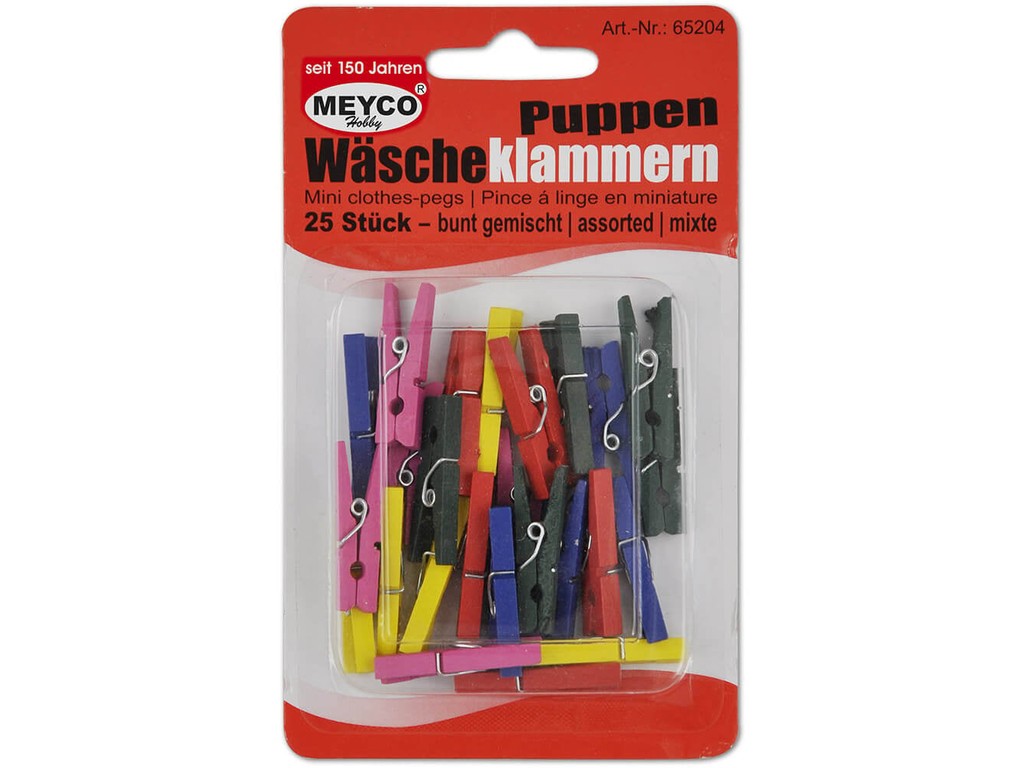 Set cârlige din lemn, colorate