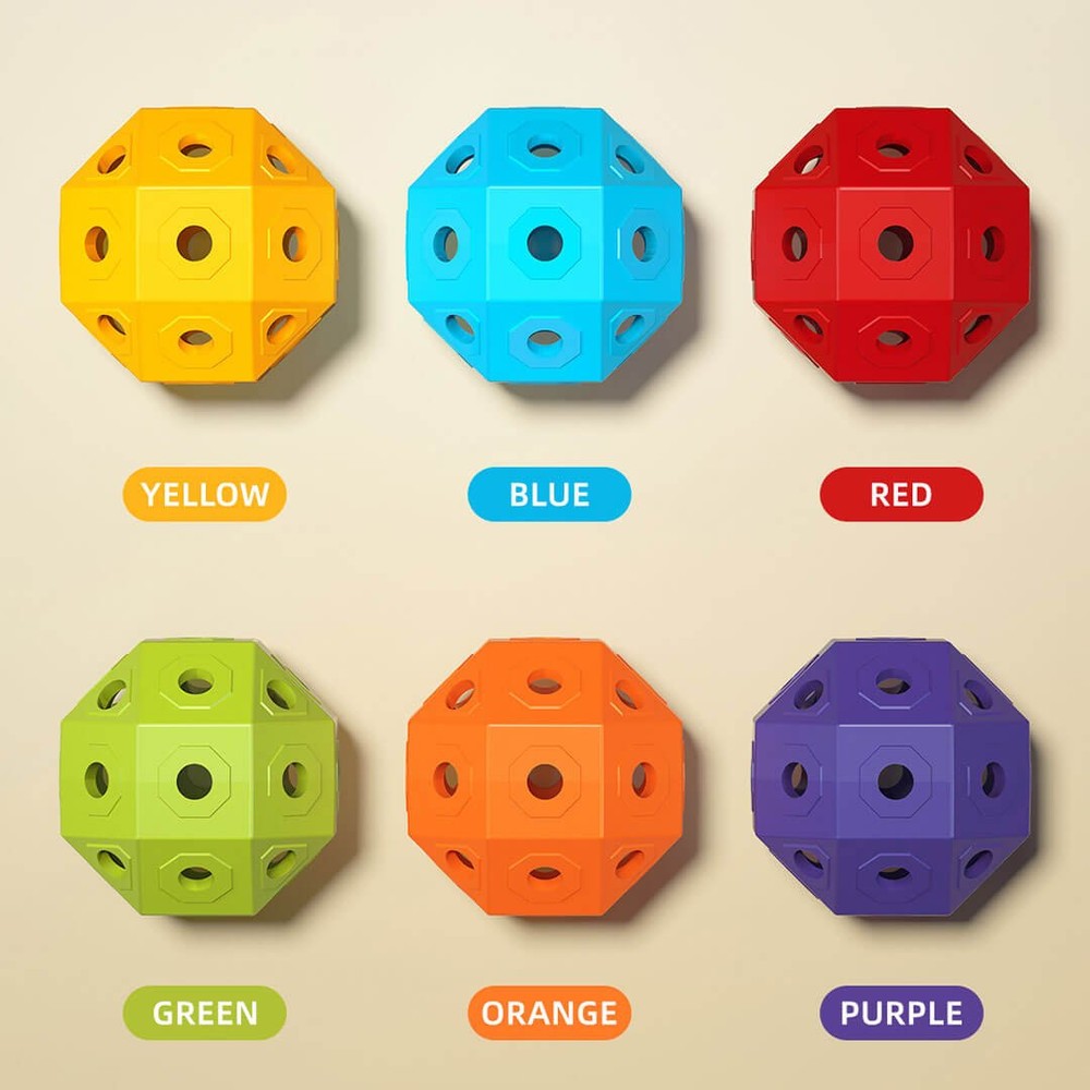 Set construcție iglu, cort sau fort copii, 70 piese, bețe lungi și conectori stabili 5