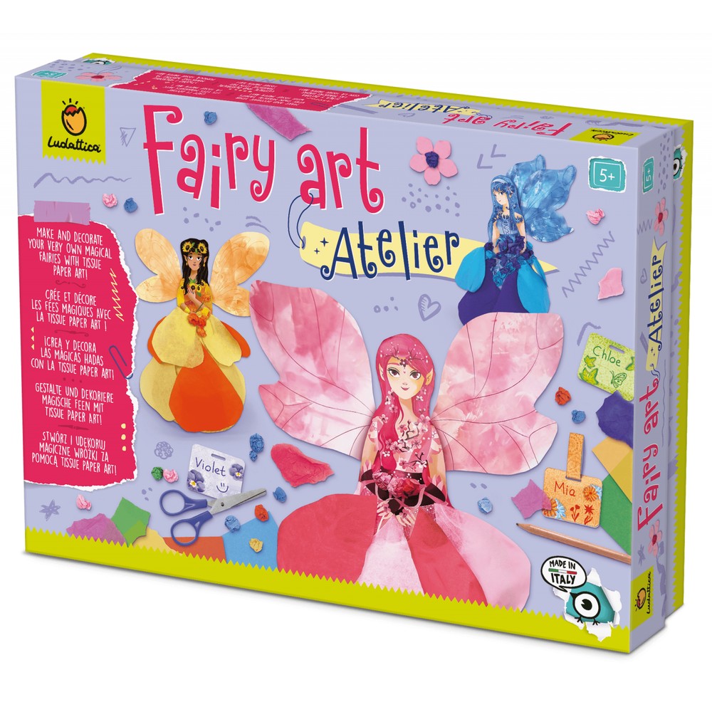 Set Creativ Atelier de creat zâne, Ludattica, +5 ani 2