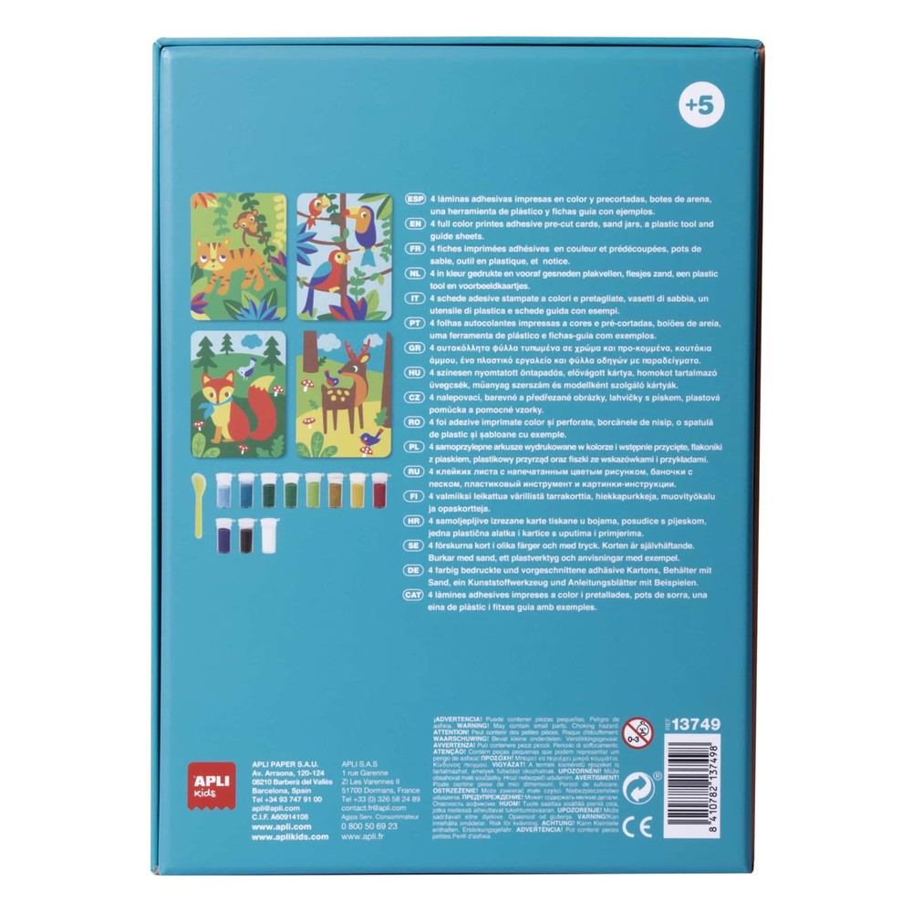 Set creativ cu nisip, 4 ani + 2