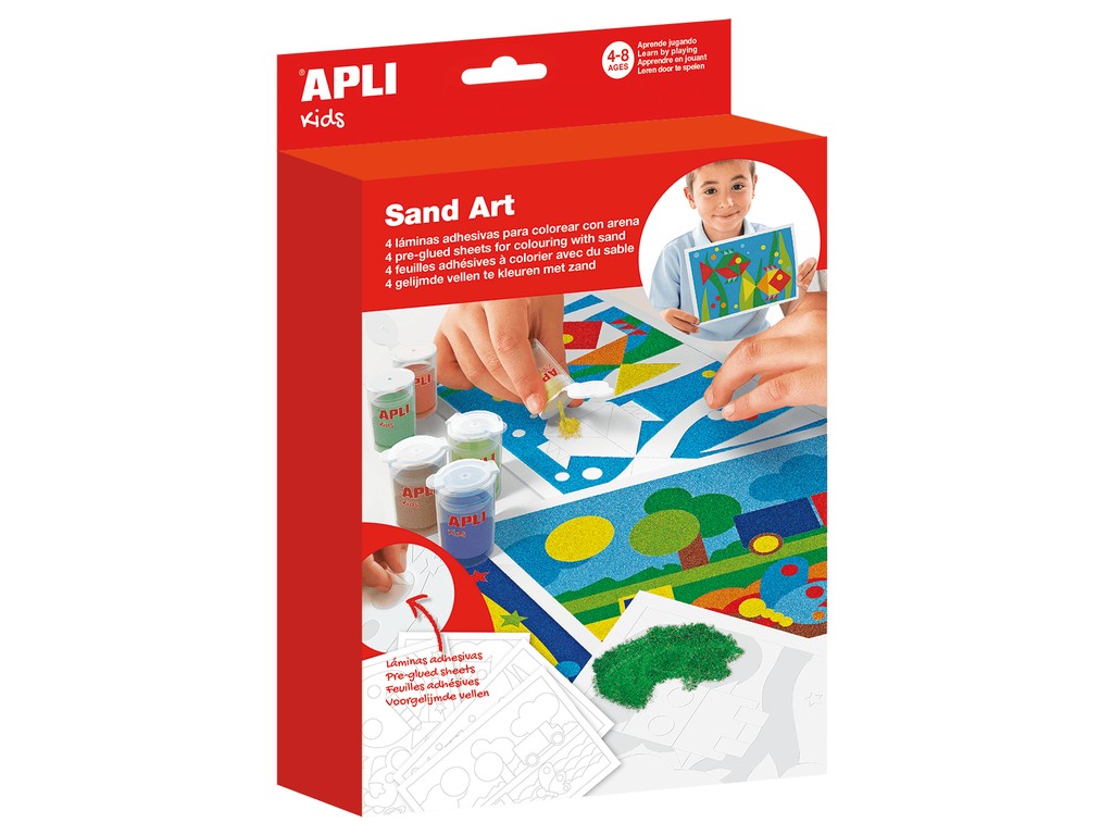 Set creativ cu nisip, 4 ani +