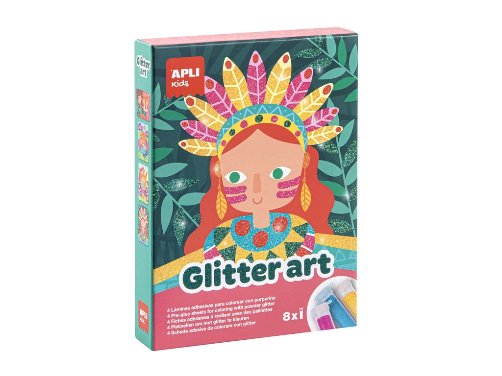 Set creativ cu sclipici, 5 ani +