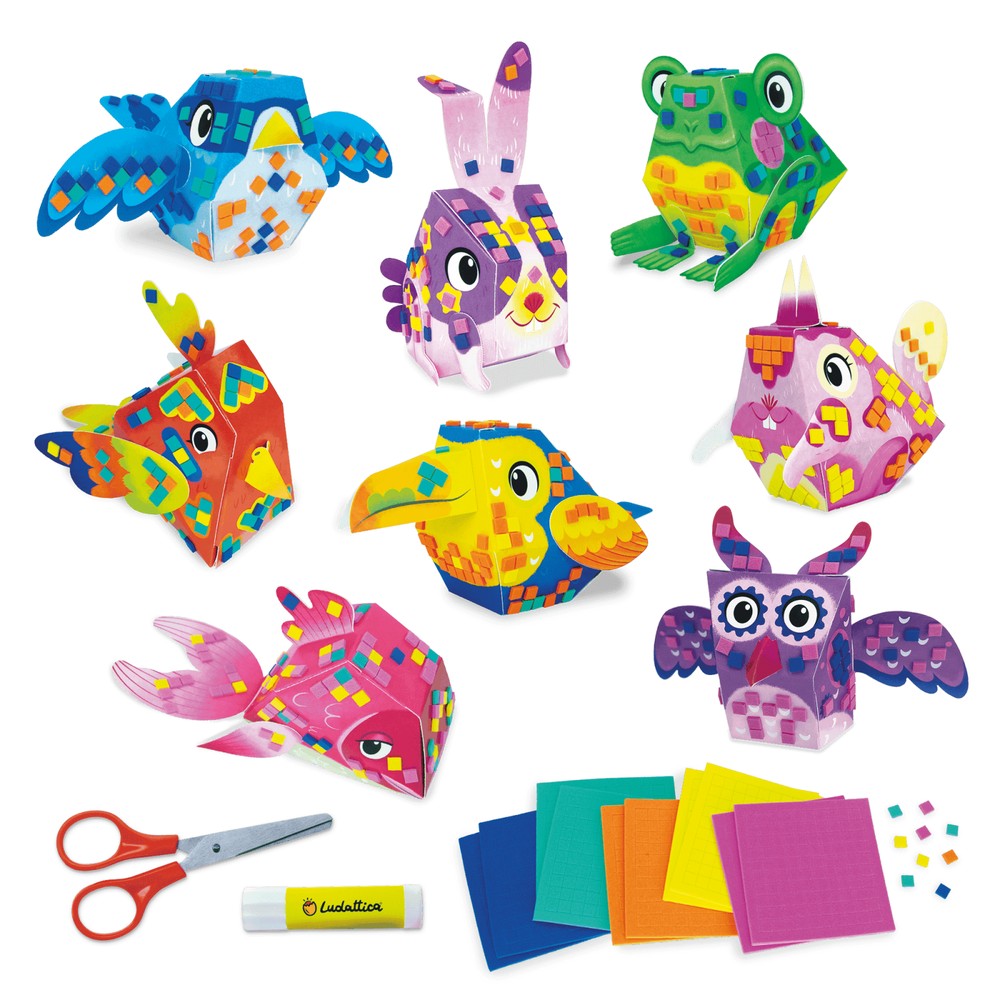 Set Creativ Mozaic 3D, +5 ani, Ludattica 3