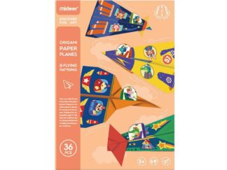 Set creativ pentru copii, Origami, Avioane de hârtie, 36 piese