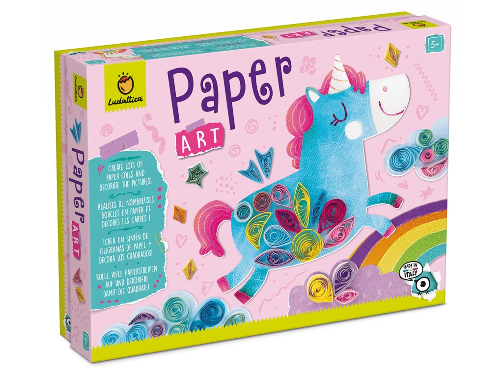 Set Creativ Unicorni Magici Descoperă Arta Quilling-ului, +5 ani, Ludattica