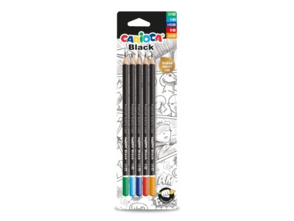 Set creioane grafit CARIOCA Black