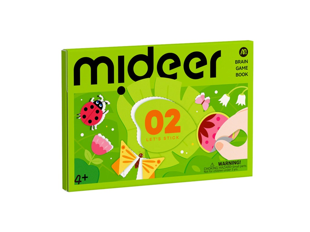 Set de activități cu exerciții de lipire stickere, tăiere și decupare a hârtiei, Let’s Play with Stickers, Nivel 02 Mediu