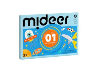 Set de activități cu exerciții de tăiere și decupare a hârtiei, Let’s Cut Paper, Nivel 01 Începător