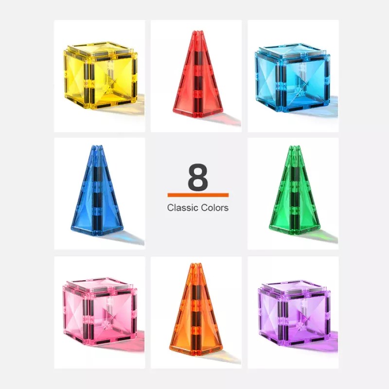 Set de construcție magnetic, marble run, 100 piese 3