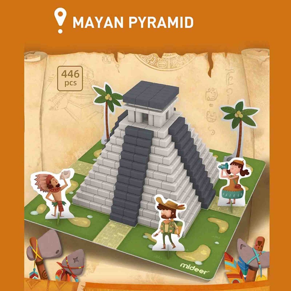 Set de construcție, Master Builder, Piramida mayașă, 446 piese 2