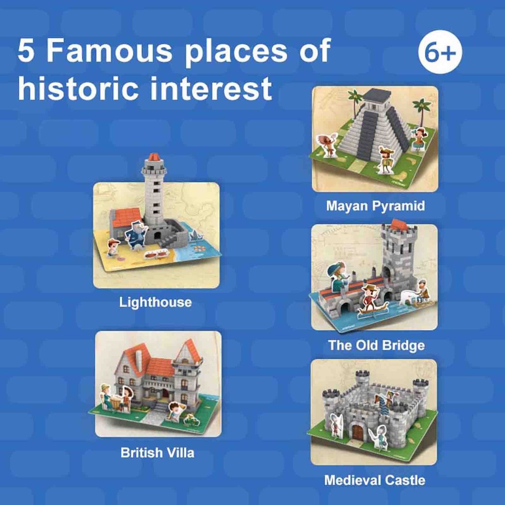 Set de construcție, Master Builder, Piramida mayașă, 446 piese 3