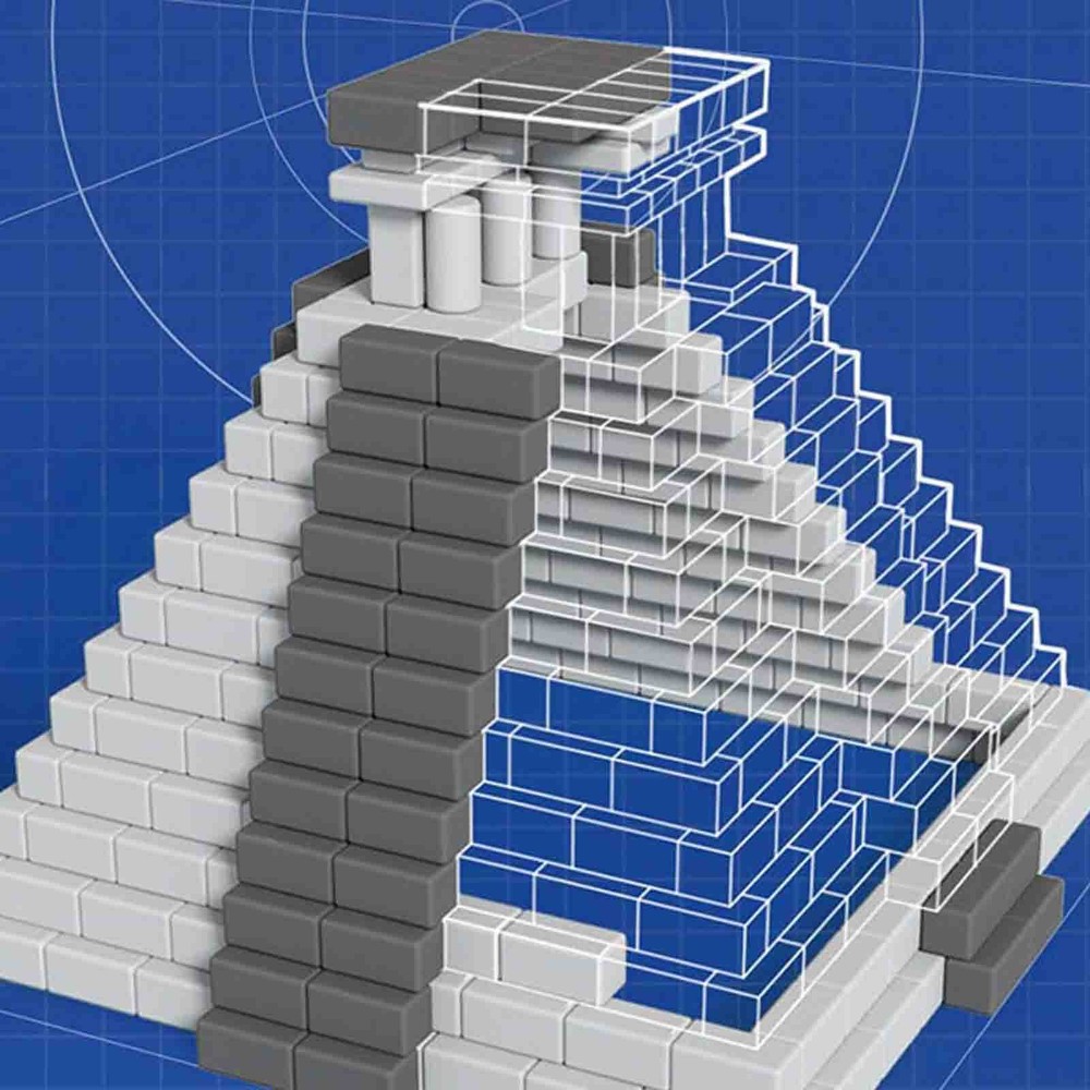 Set de construcție, Master Builder, Piramida mayașă, 446 piese 7