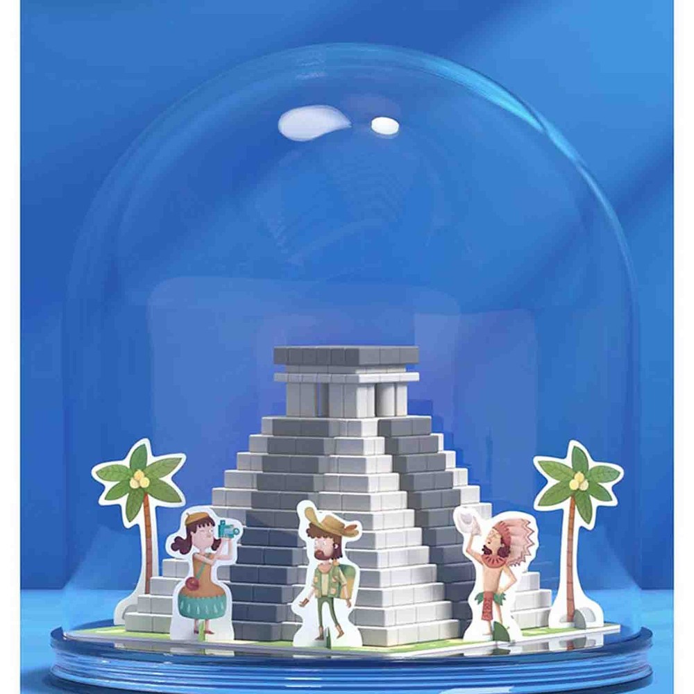 Set de construcție, Master Builder, Piramida mayașă, 446 piese 8