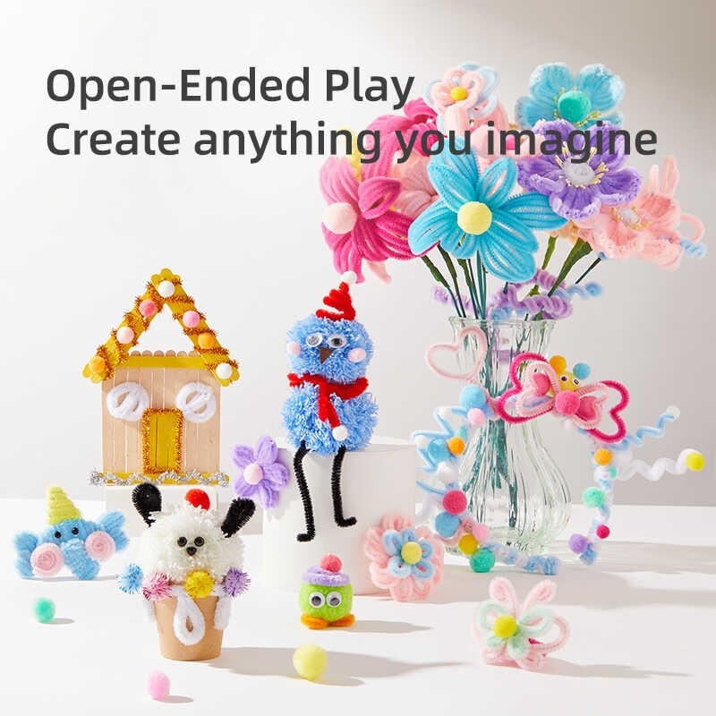 Set de creație cu 700 de piese art craft, pentru copii 2