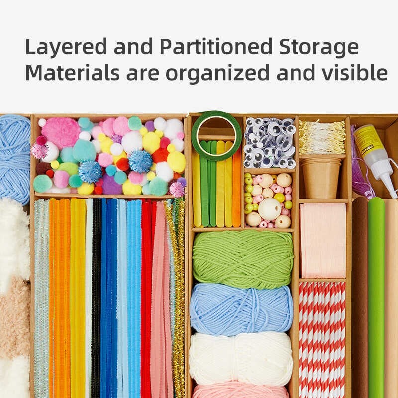 Set de creație cu 700 de piese art craft, pentru copii 5