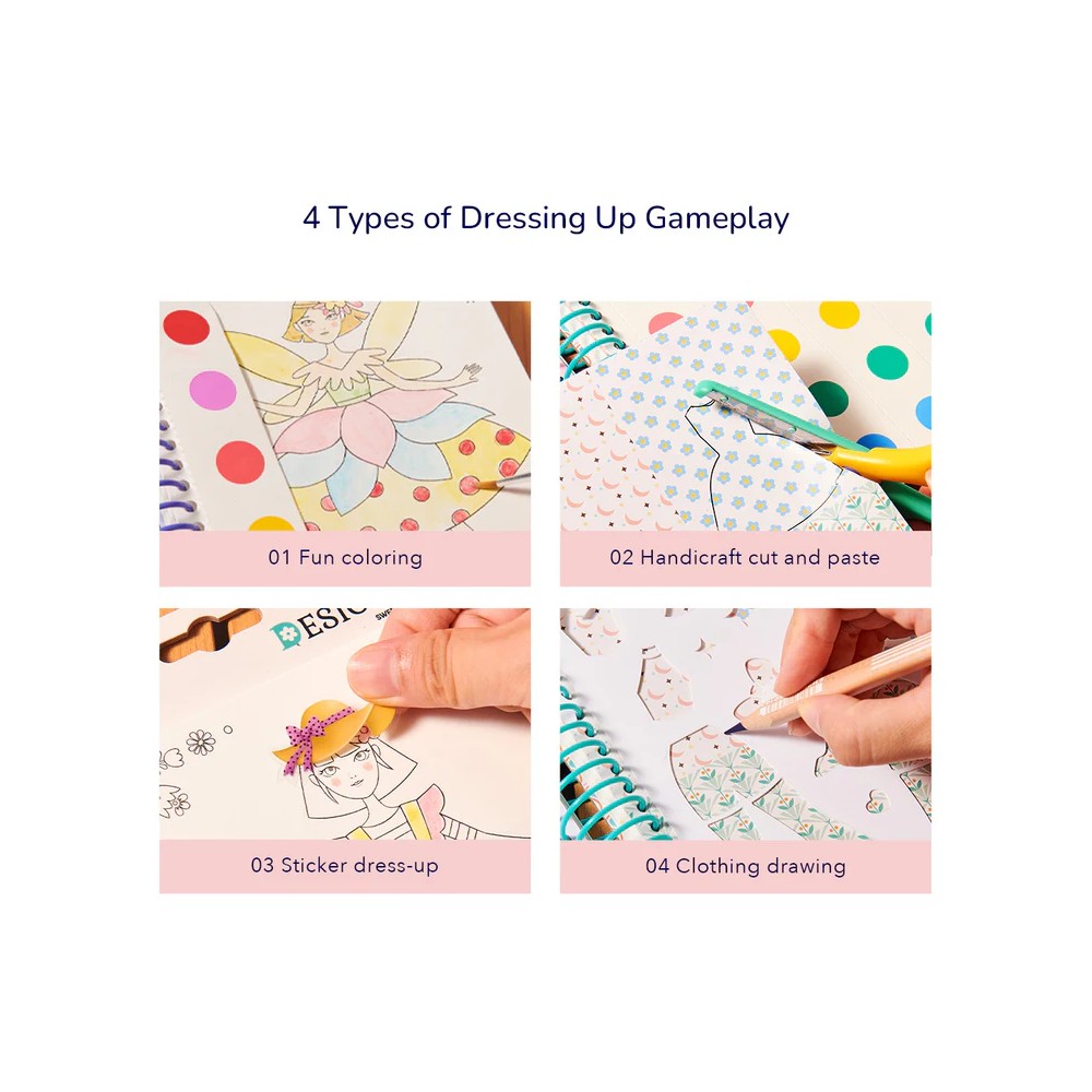 Set de creație Micul Designer clubul de magie, rochia vrăjitoarei 3