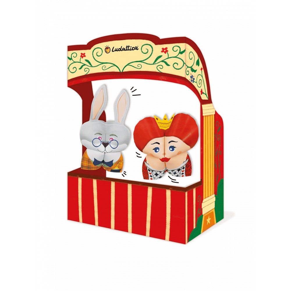 Set de Teatru de Păpuși Origami Alice în Țara Minunilor, +5 ani, Ludattica 3