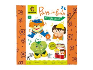 Set de Teatru de Păpuși Origami Motanului Încălțat, +5 ani, Ludattica