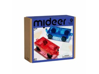 Set Extensie 4 Mașinuțe Magnetice MiDeer Magnetic Tiles Car Base