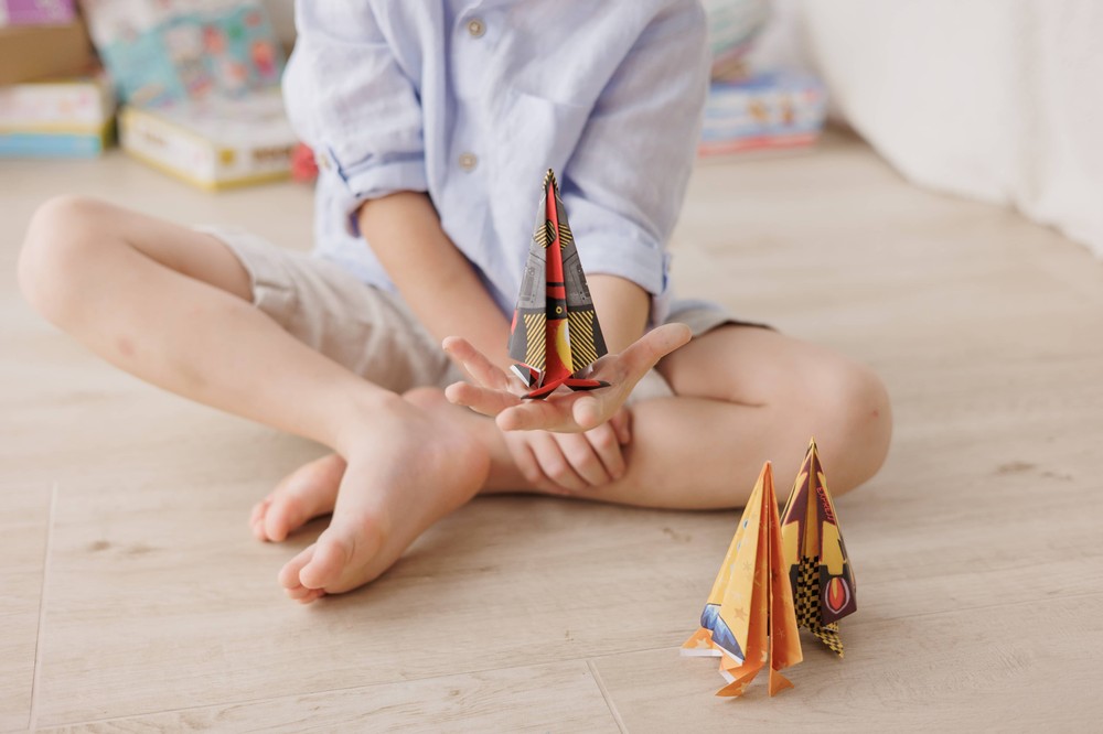 Set îndemânare Origami începători Rachete, Ludattica, +6 ani 8