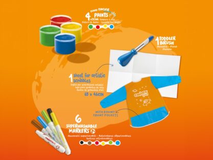 Set cu jocuri creative CARIOCA BABY Art detalii