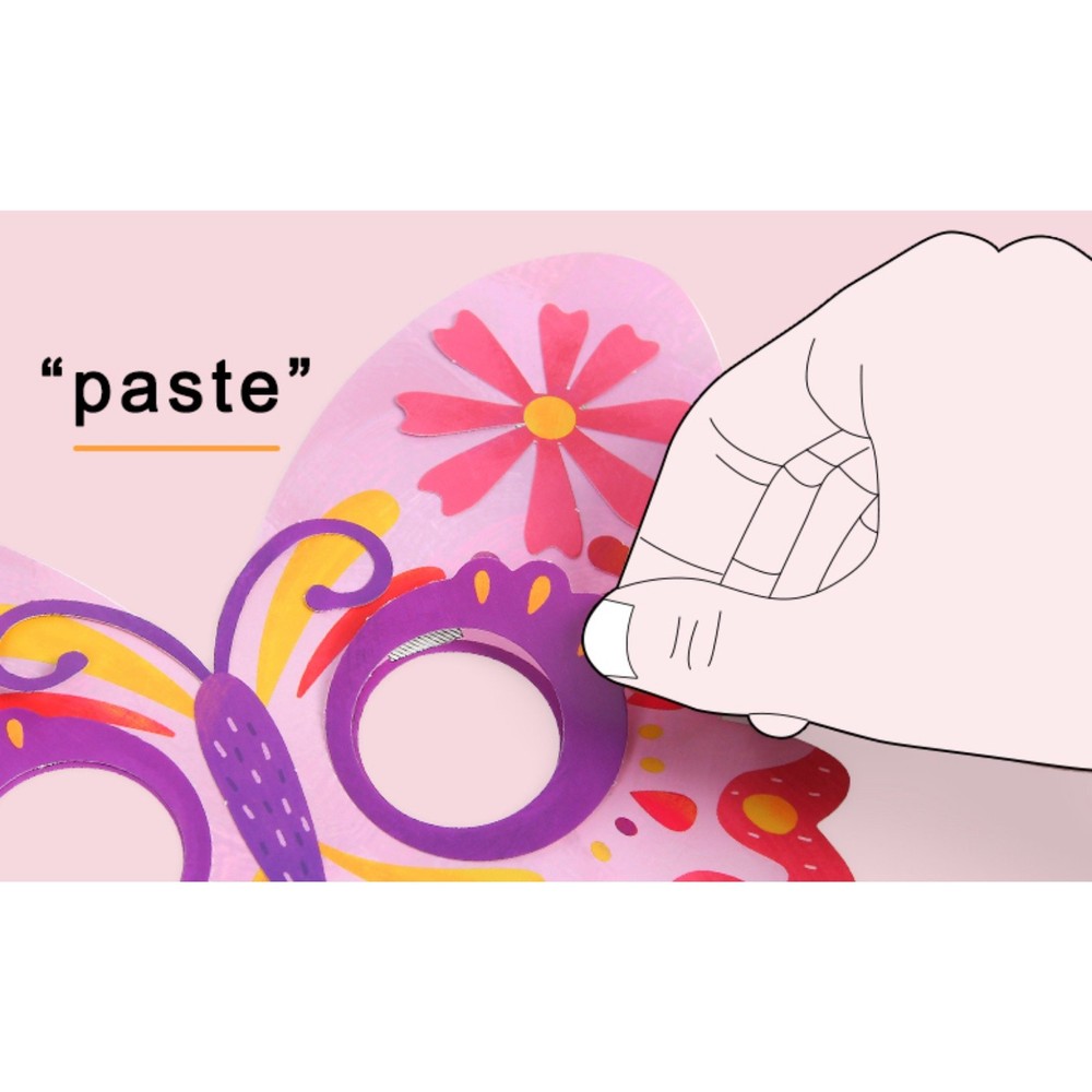 Set Măști din Hârtie pentru Copii, Set Carnaval DIY 9