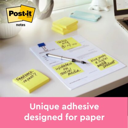 Set Notes adeziv Post-it® Canary Yellow™ 2