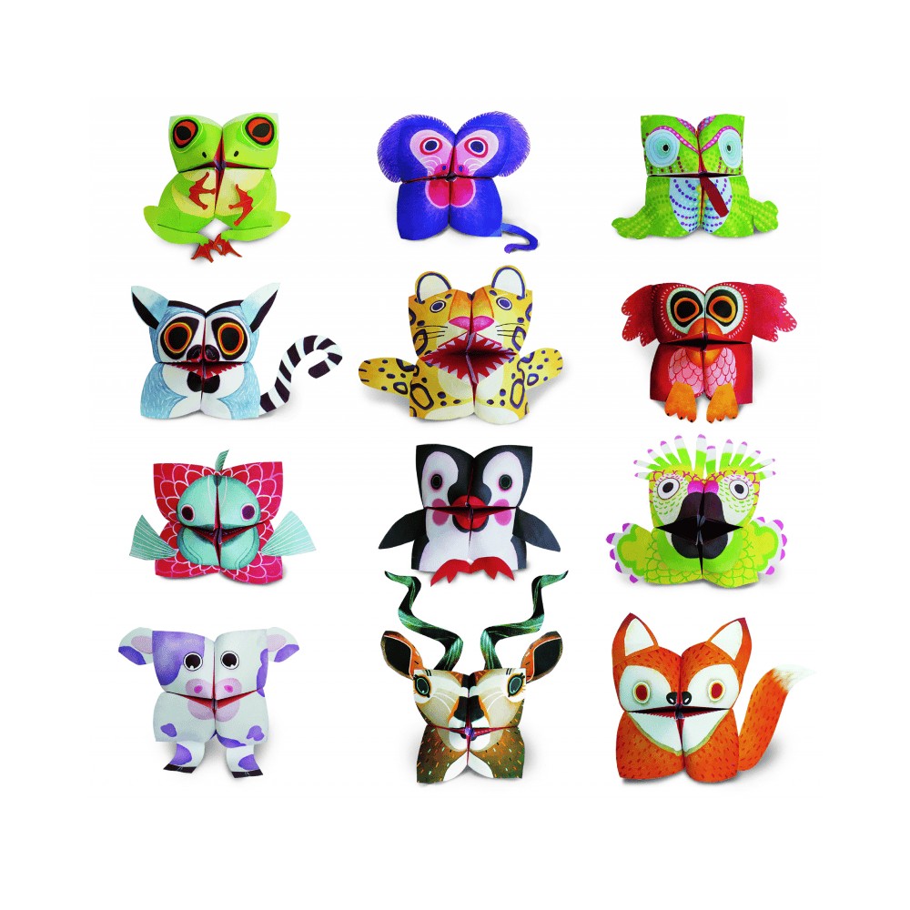 Set Origami începători Animale De Companie, Ludattica, 4-5 ani + 2