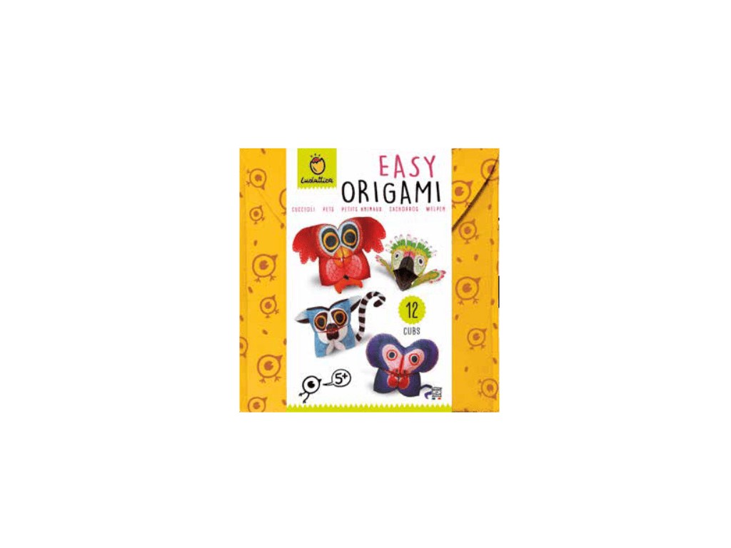 Set Origami începători Animale De Companie, Ludattica, 4-5 ani +