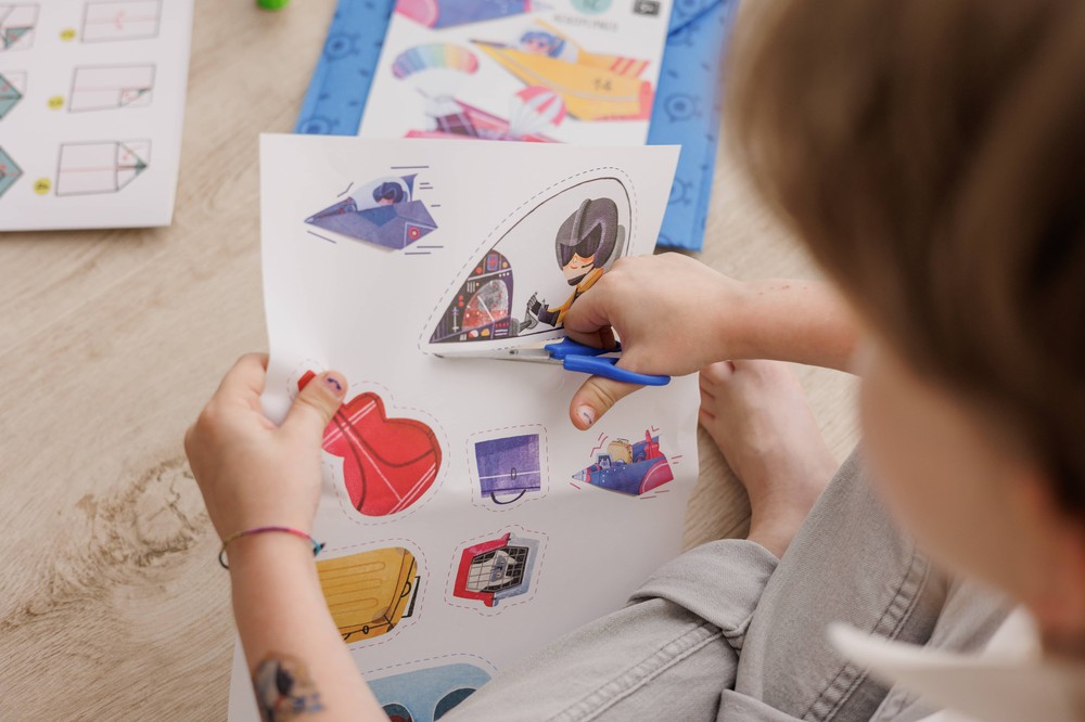 Set Origami începători Avioane, Ludattica, 4-5 ani + 2